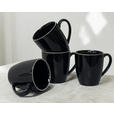 KAFFEEBECHERSET Bastia noro 4-teilig  - Schwarz, Trend, Keramik - Novel