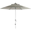 SONNENSCHIRM 280 cm Hellgrau  - Silberfarben/Hellgrau, Basics, Textil/Metall (280/280cm) - Doppler