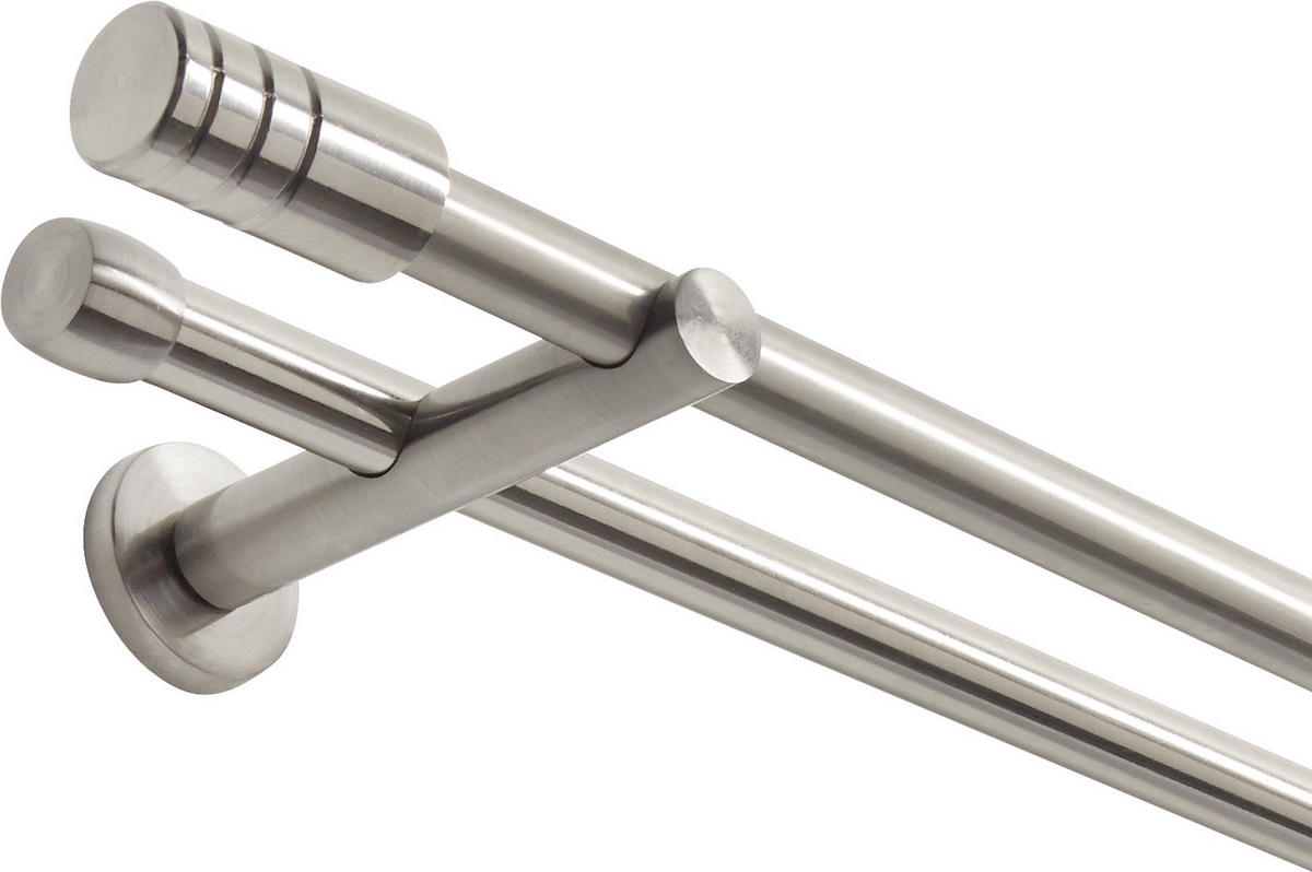 SET GALERIE PERDEA 240 cm  - culoare inox, Basics, metal (240cm) - Homeware