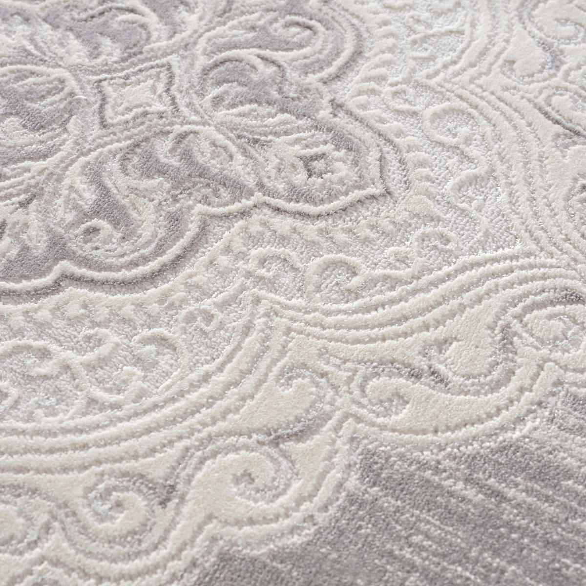 LÄUFER 80/300 cm Harmony Hellgrau  - Hellgrau, LIFESTYLE, Textil (80/300cm)