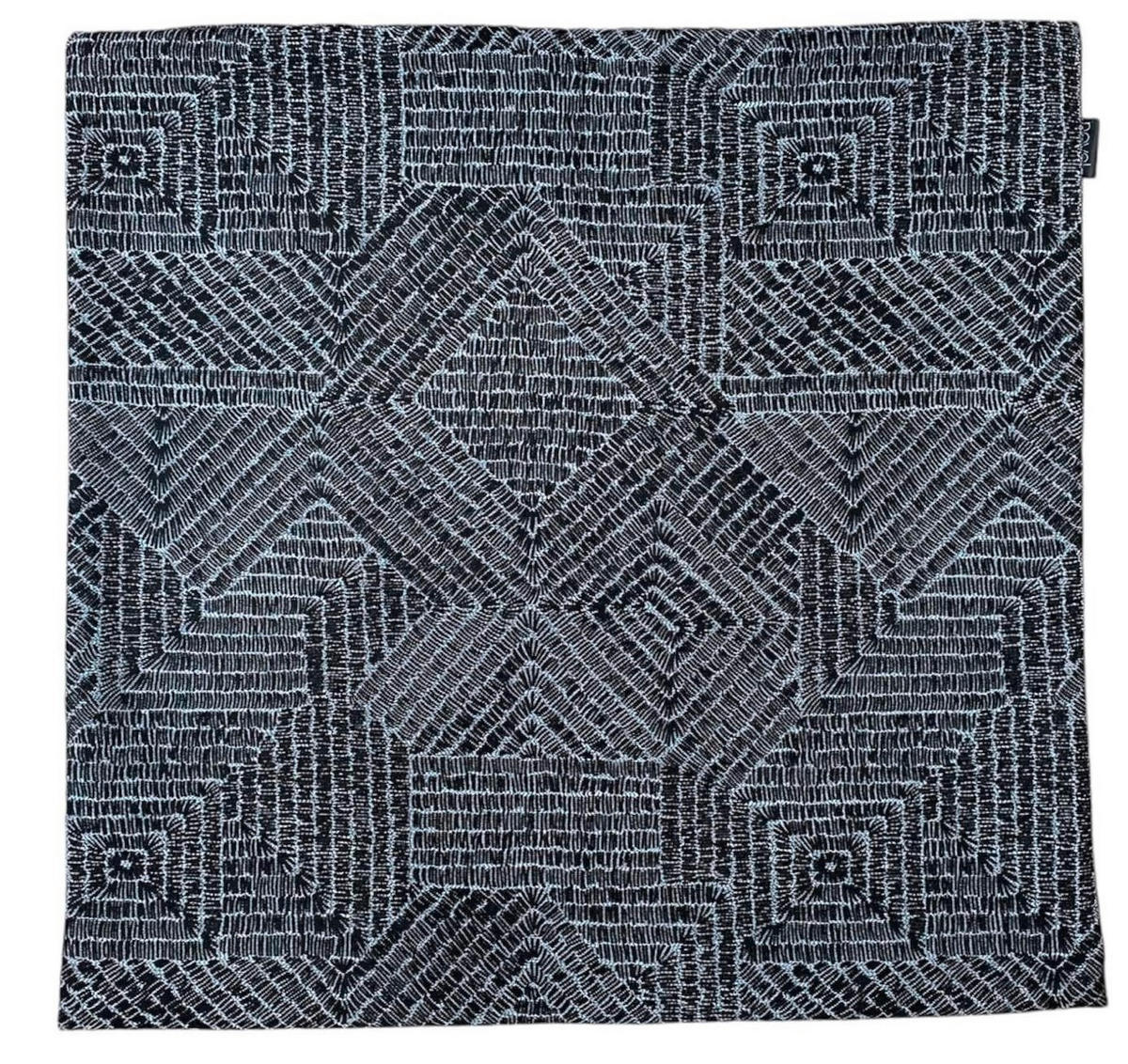 PREVLEKA BLAZINE 50/50 cm  - črna/bela, Design, tekstil (50/50cm) - Novel