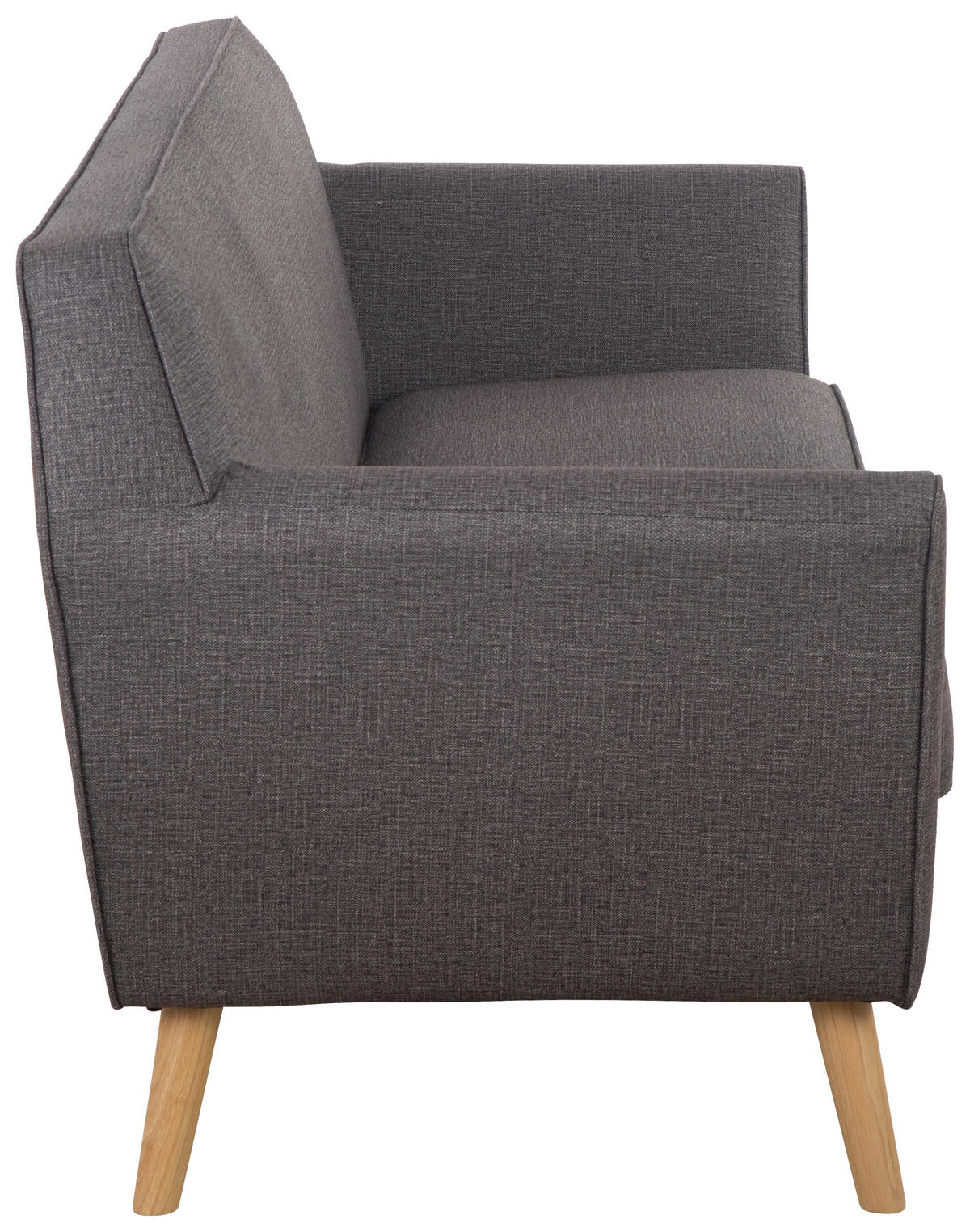 SEDACIA ZOSTAVA, textil, tmavosivá - prírodná farba/tmavosivá, Modern, drevo/textil (178.5/83/79cm) - P & B