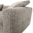 ECKSOFA Braun  inkl. Zierkissen, Rückenkissen, Rücken echt  - Schwarz/Braun, KONVENTIONELL, Kunststoff/Textil (170/276cm) - Carryhome