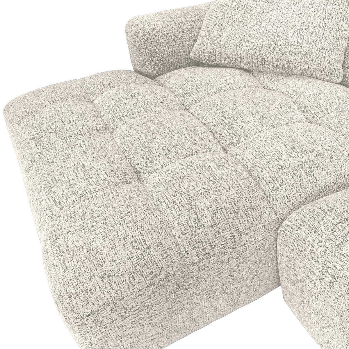 ECKSOFA Creme, Beige  - Beige/Creme, KONVENTIONELL, Kunststoff/Textil (170/276cm) - Carryhome