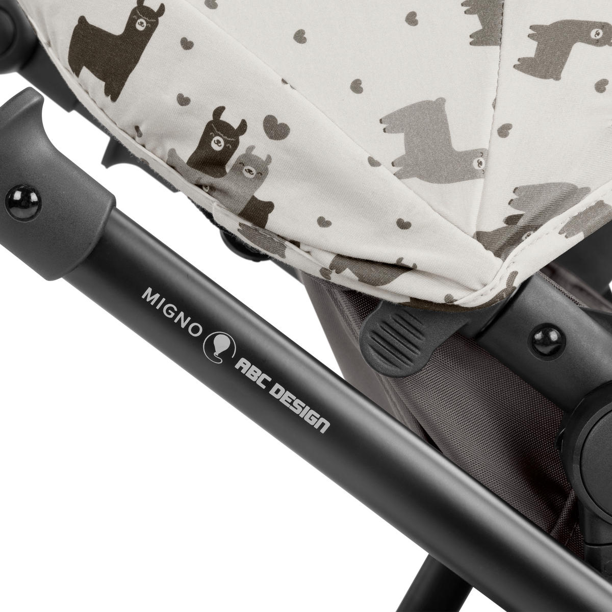 PUPPENWAGEN - Graubraun, Basics, Textil (62/45/67cm) - ABC Design