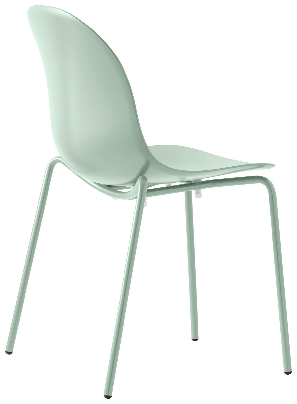 GARTENSTUHL-SET Edelstahl Pastellgrün  - Pastellgrün, Basics, Kunststoff/Metall (53,5/83/52,5cm) - Connubia 