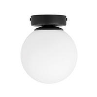 DECKENLEUCHTE    16/16/19 cm  - Schwarz, KONVENTIONELL, Metall (16/16/19cm)