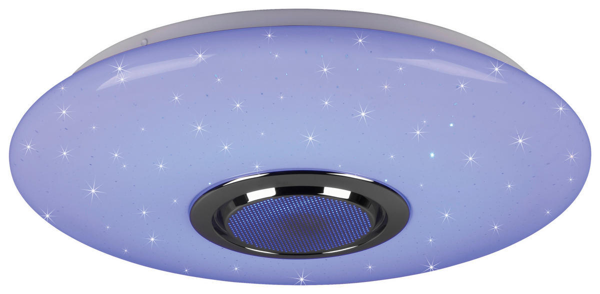 LED-DECKENLEUCHTE 41/8,5 cm   - Weiß, Design, Kunststoff (41/8,5cm) - Globo