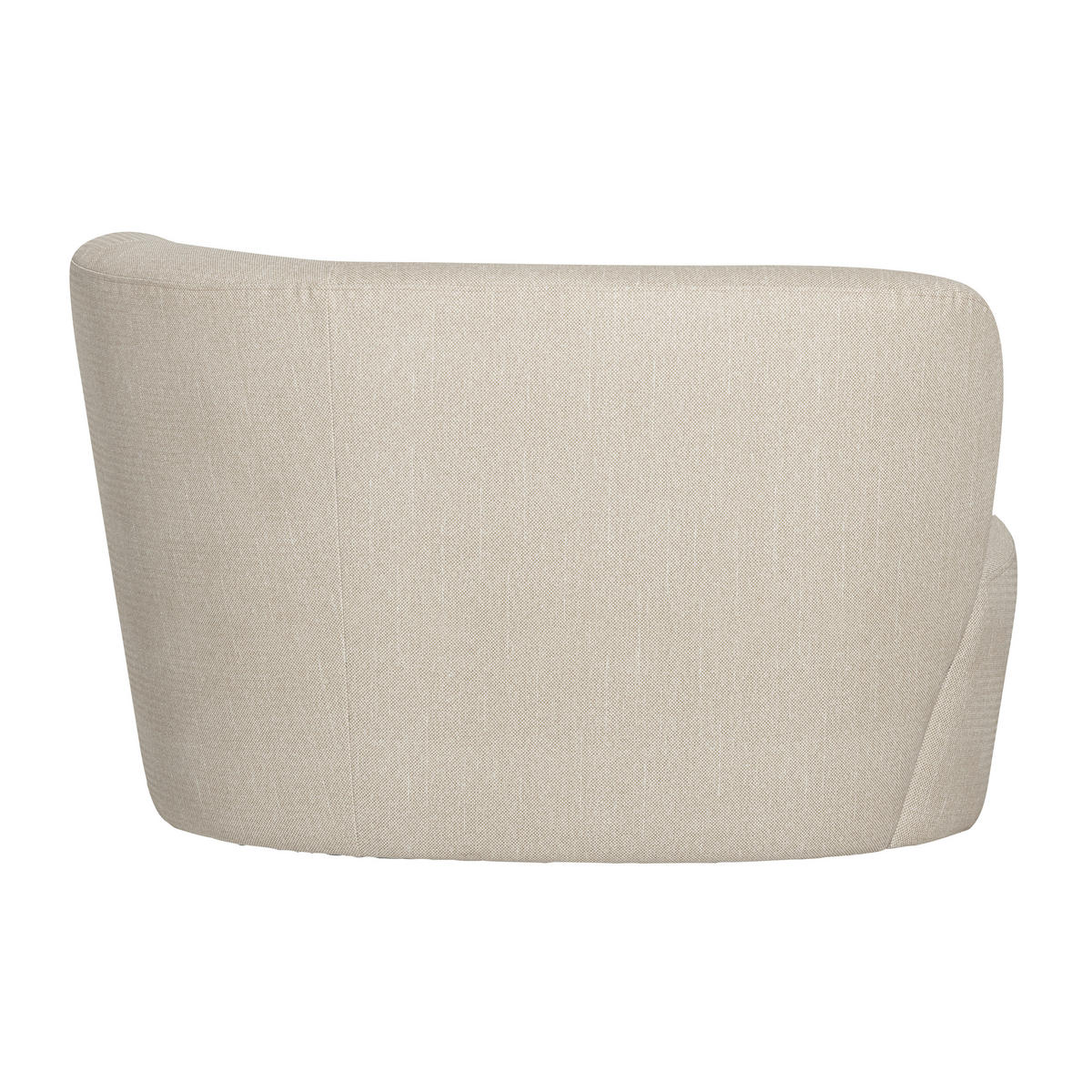 LOUNGESOFA  - Sandfarben, MODERN, Textil (112/80cm) - Livetastic