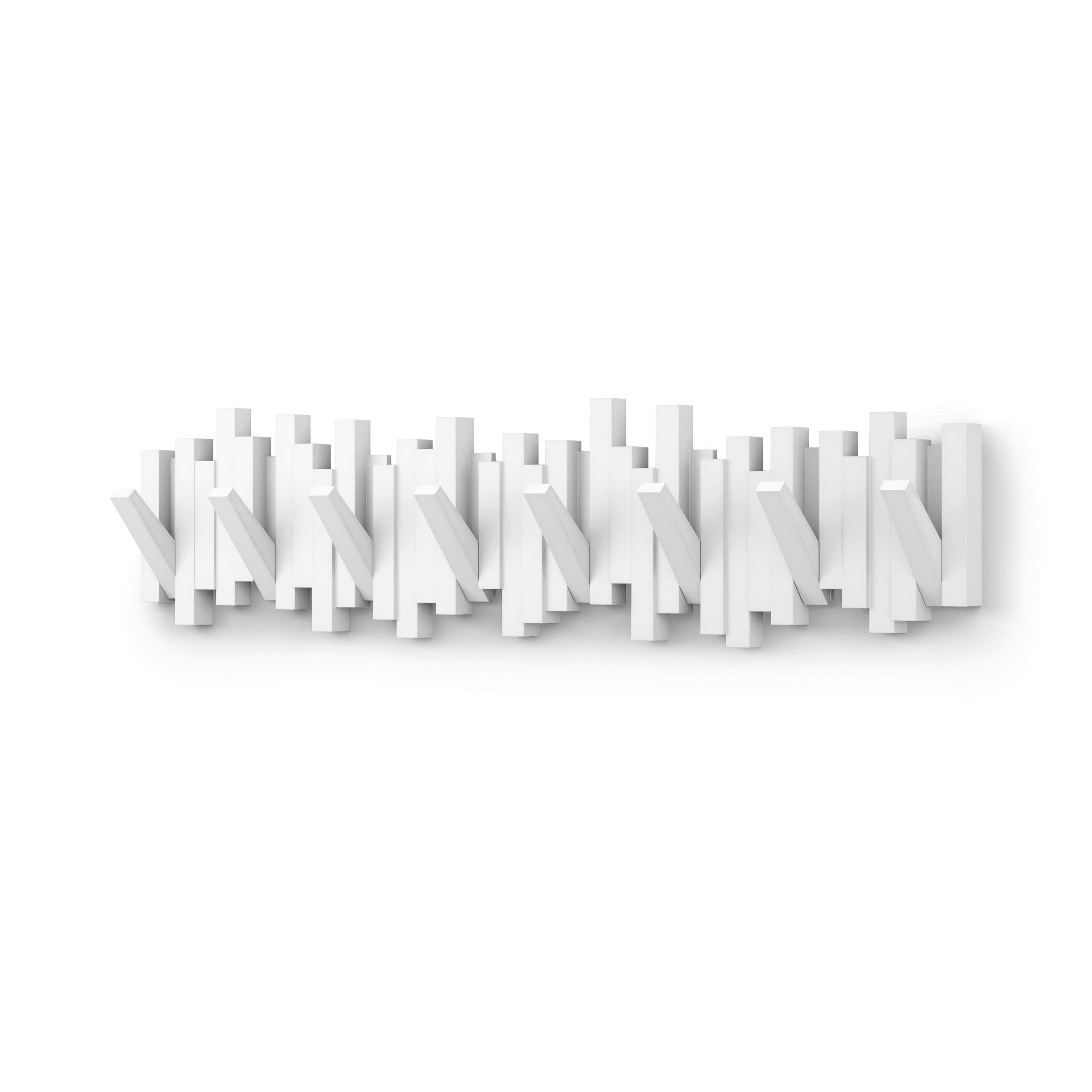 KUKA ZA ODEĆU  bela  plastika  - bela, Osnovno, plastika (72/3/18cm) - Umbra