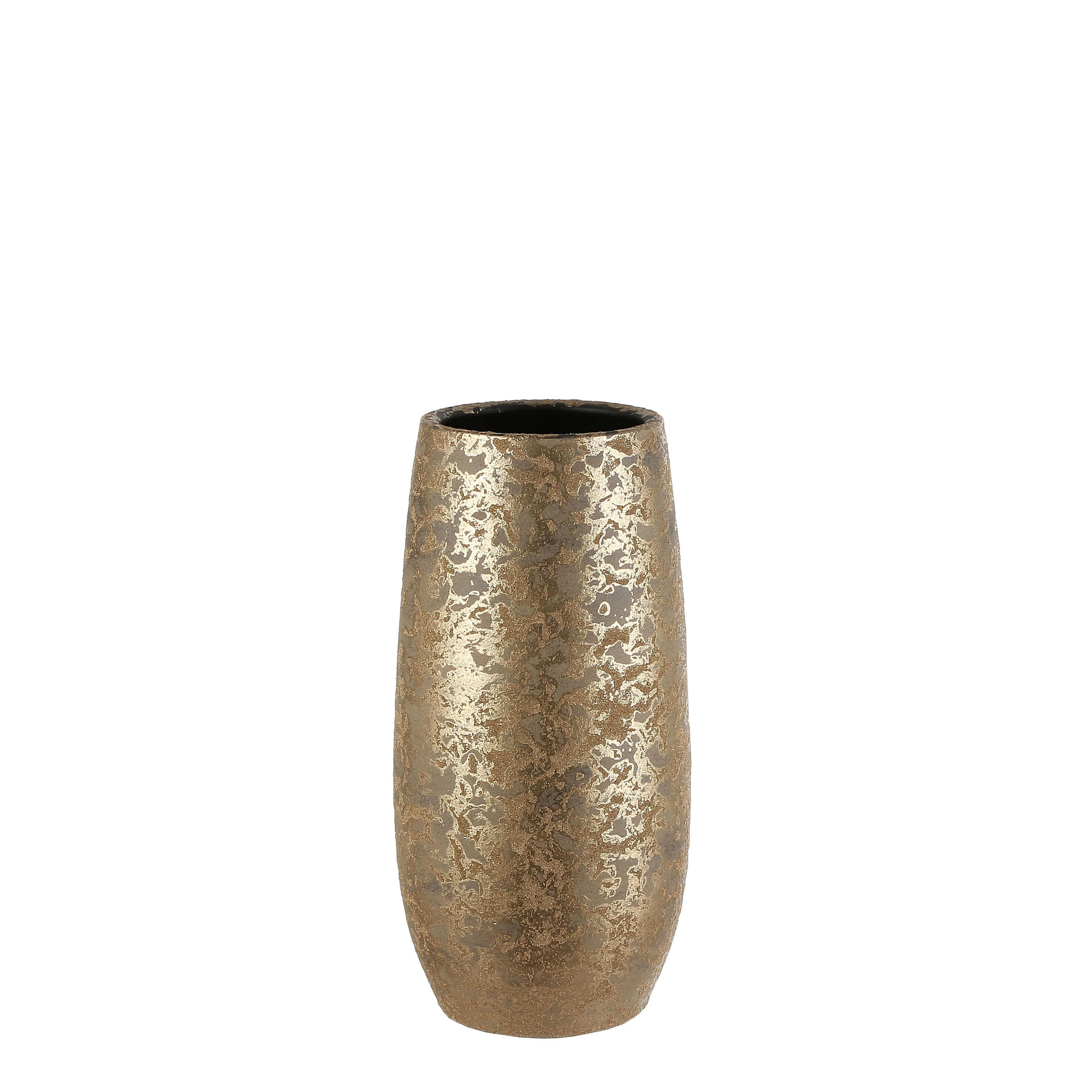 VAZA  17,5/35 cm    keramika  - zlatne boje, Basics, keramika (17,5/35cm)