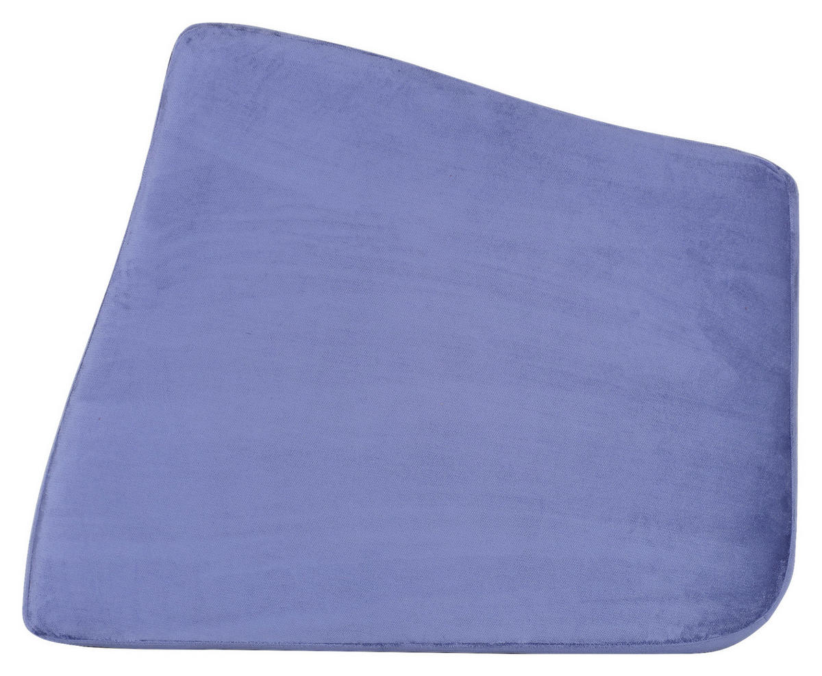 HOCKER Flachgewebe Hellblau  - Naturfarben/Hellblau, KONVENTIONELL, Textil (130/46/110cm) - Livetastic