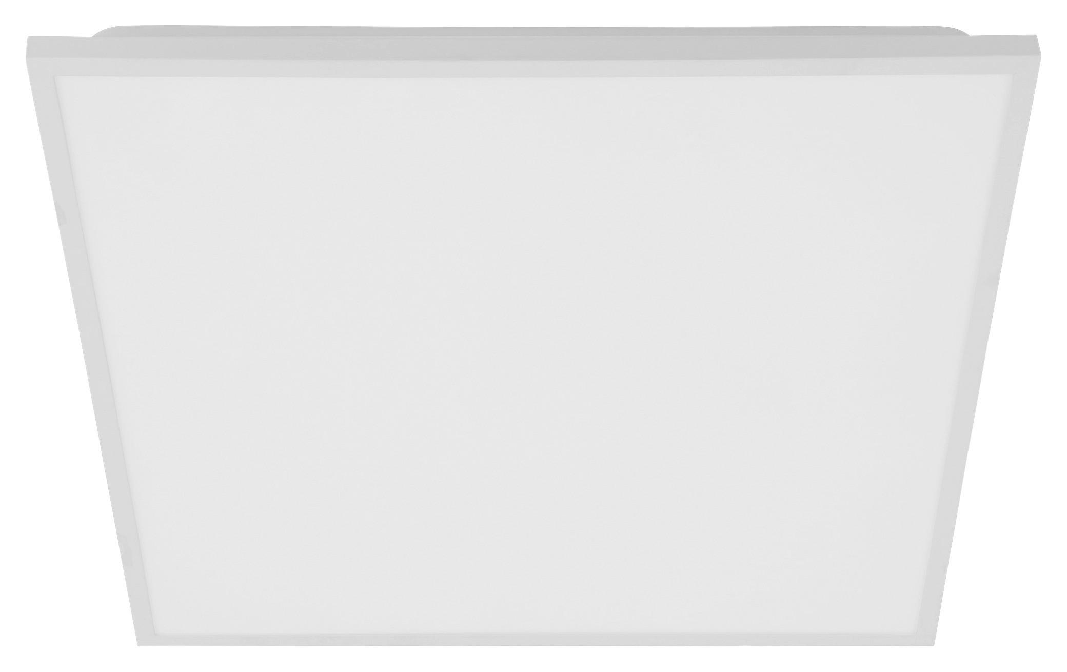 DECKENLEUCHTE 45/45/4 cm   - Weiß, Basics, Kunststoff/Metall (45/45/4cm) - Eglo