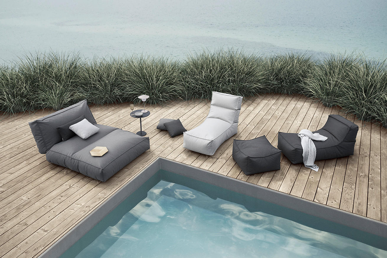 LOUNGETISCH Metall  - Anthrazit, Design, Metall (40/45/40cm) - Blomus