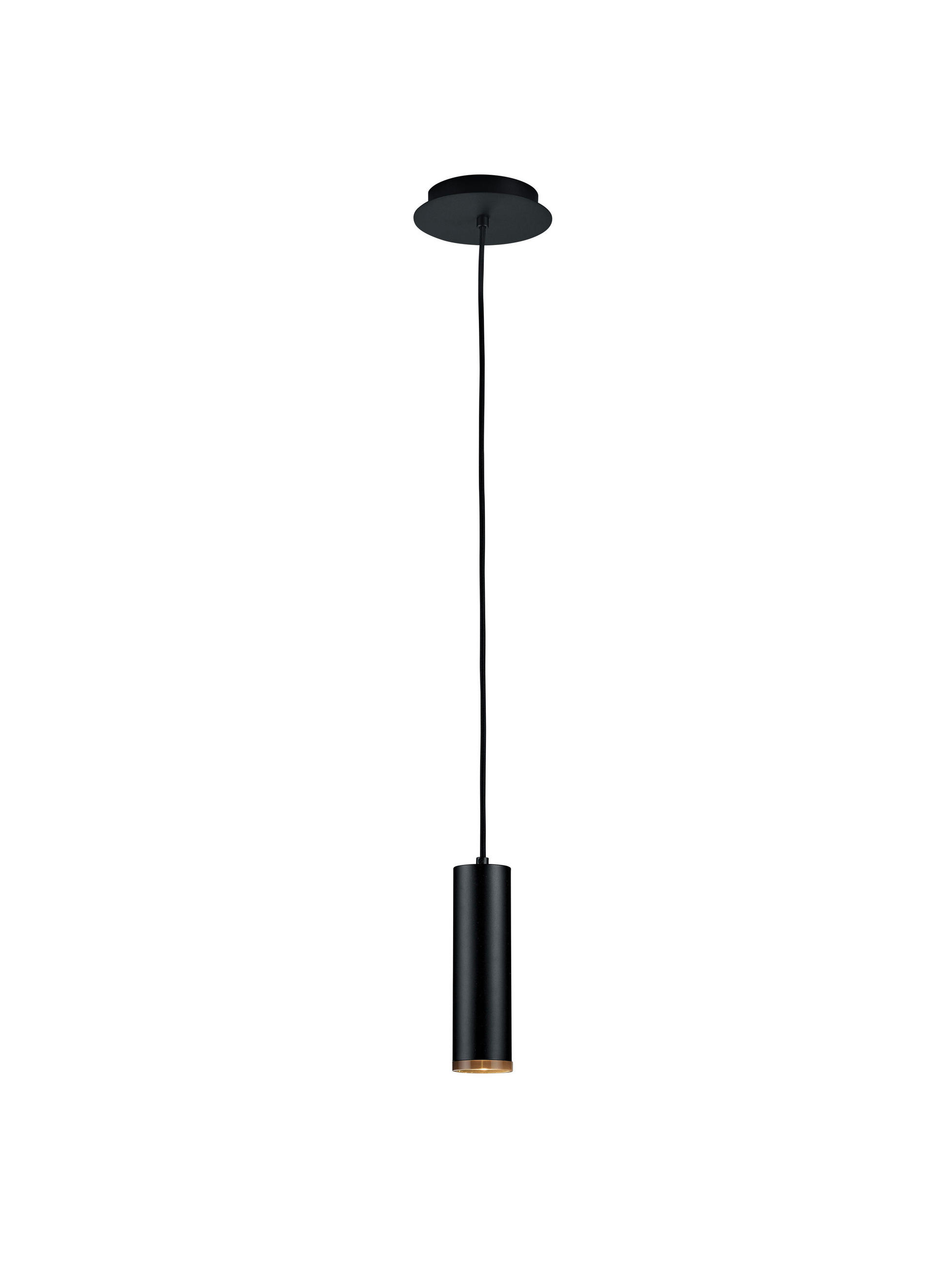 HÄNGELEUCHTE  - Schwarz, Design, Metall (150cm) - Hell