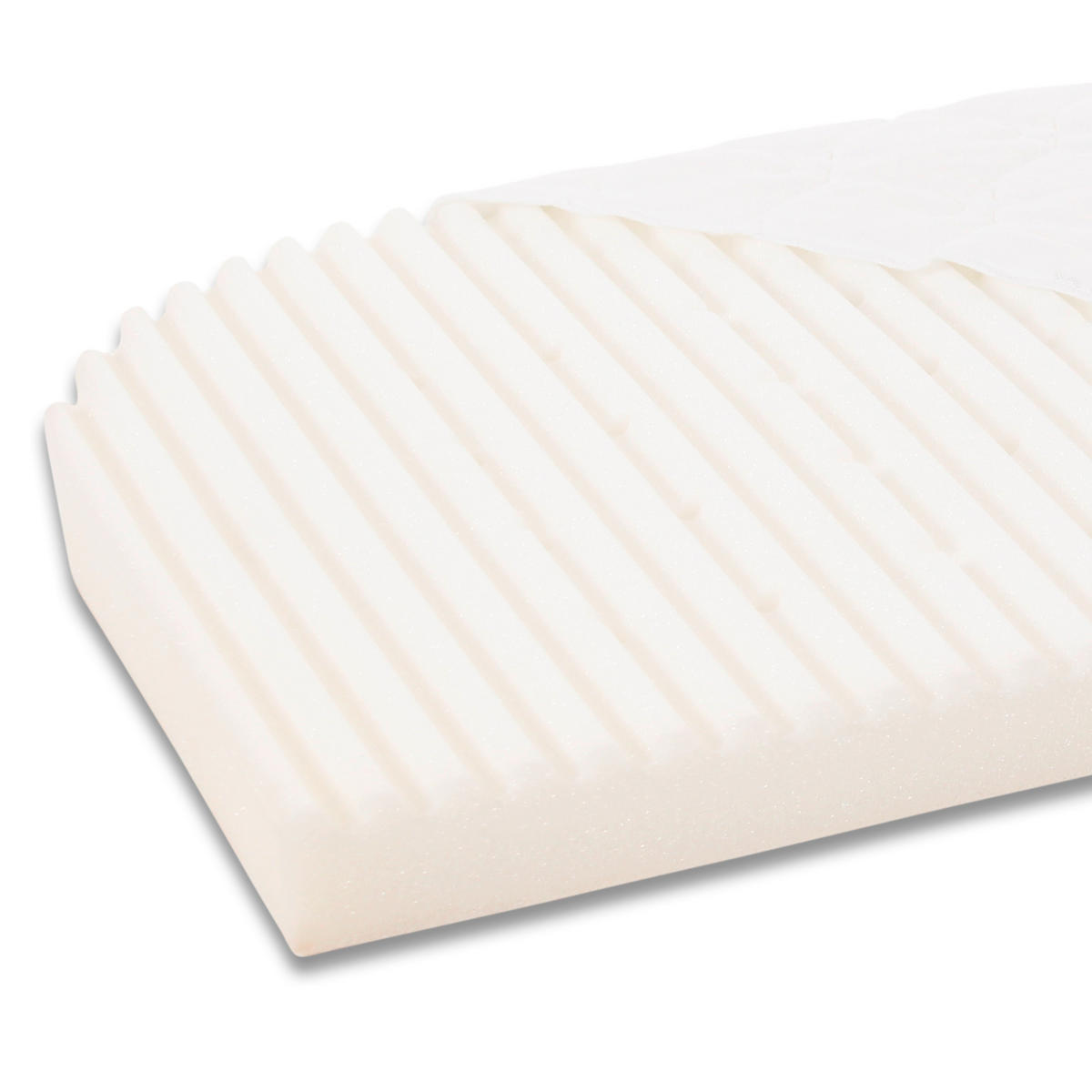 BEISTELLBETTMATRATZE Babybay Original  81/41,5 cm    - Weiß, Basics, Textil (81/41,5cm) - Babybay