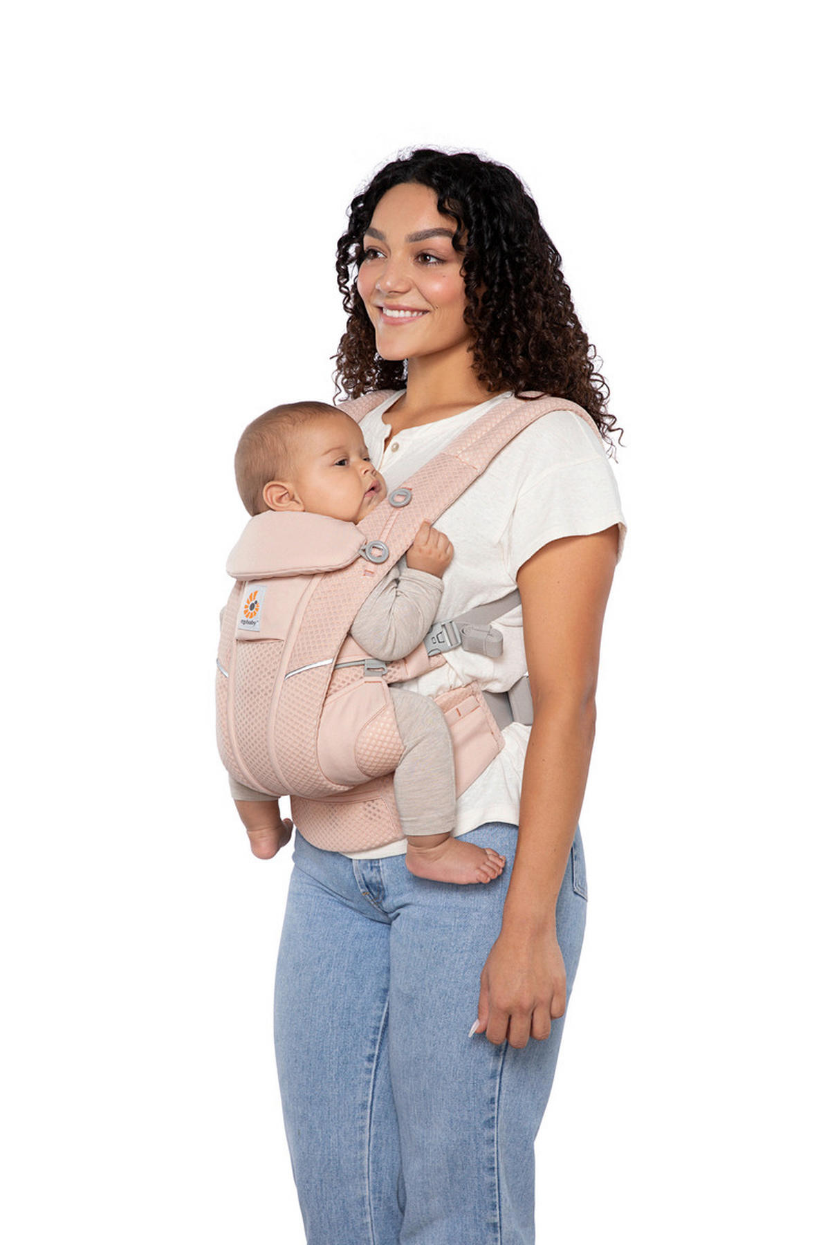 KENGUR NOSILJKA  Omni Breeze  - svetloružičasta, Osnovno, tekstil (0,7kg) - Ergo Baby