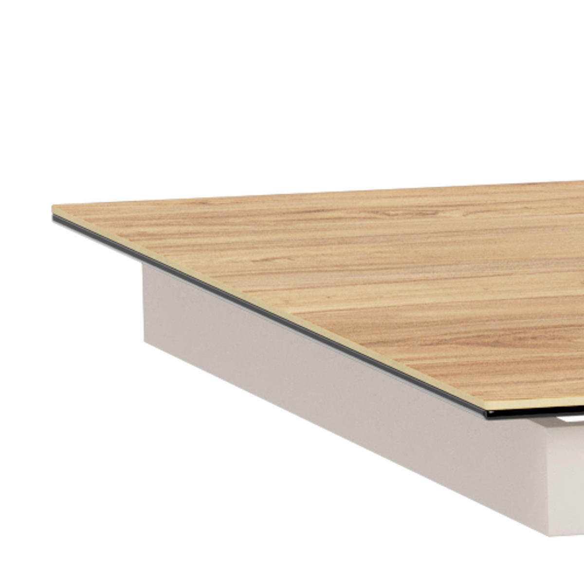 ESSTISCH in Metall, Glas, Keramik 240/76/100 cm  - Eichefarben/Grau, MODERN, Glas/Keramik (240/76/100cm) - MID.YOU