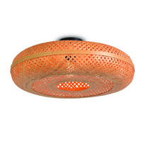 DECKENLEUCHTE GOOD&MOJO 60/60/17 cm   - Naturfarben, Trend, Holz (60/60/17cm) - Good & Mojo