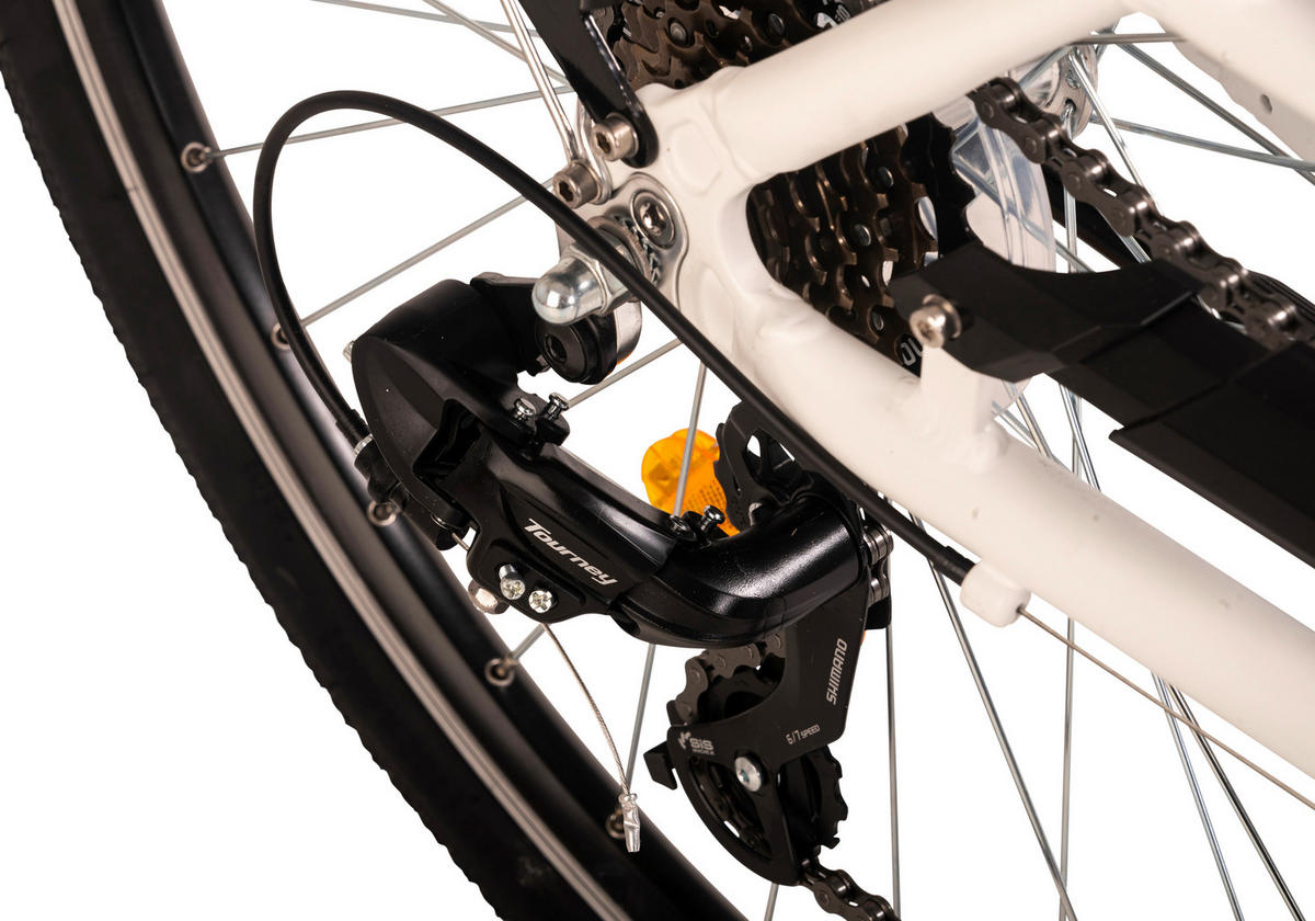 ELEKTROFAHRRAD - Weiß, Basics, Metall (21/116/188cm) - Atrigo