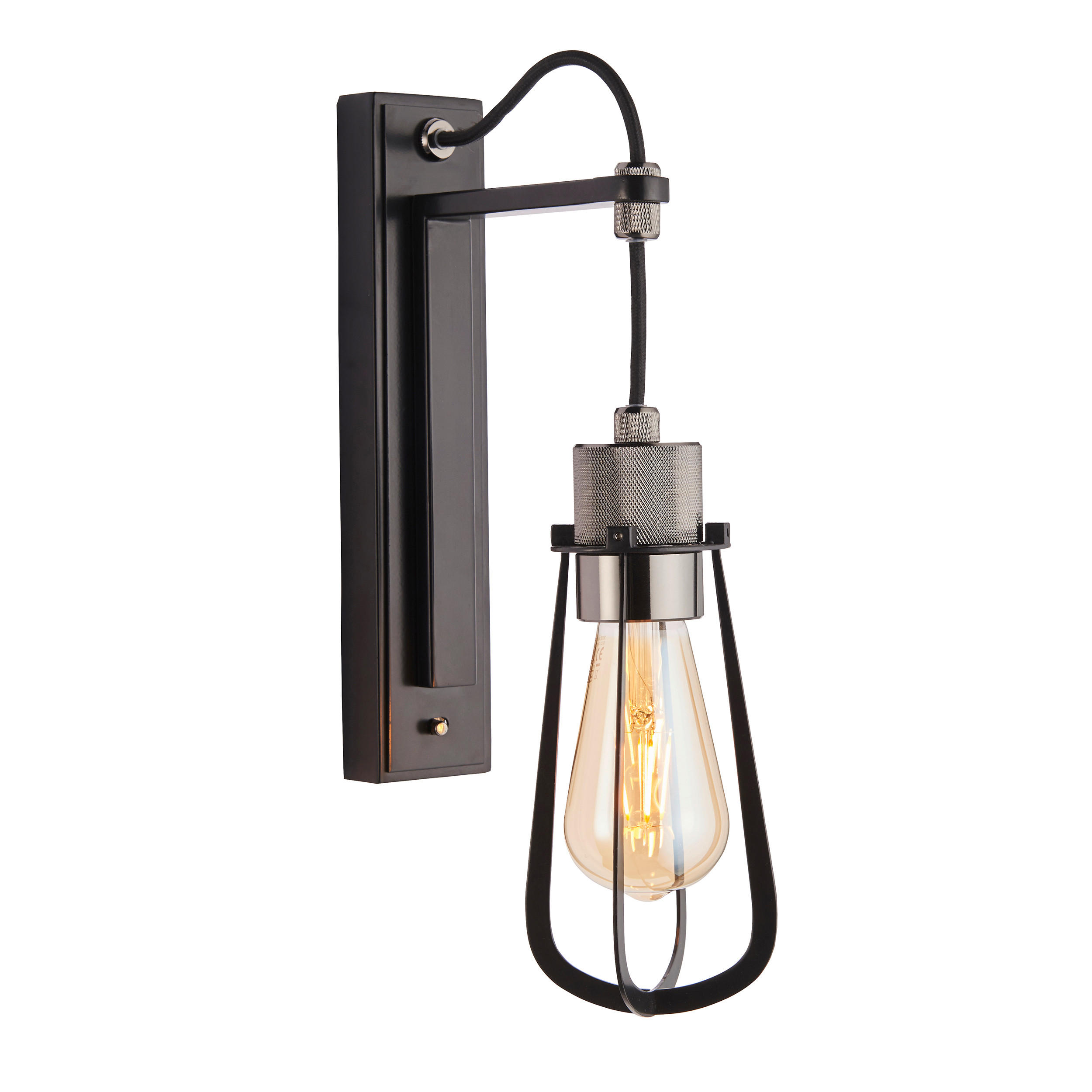 WANDLEUCHTE 10/20/38,6 cm   - Bronzefarben, KONVENTIONELL, Metall (10/20/38,6cm) - ENDON
