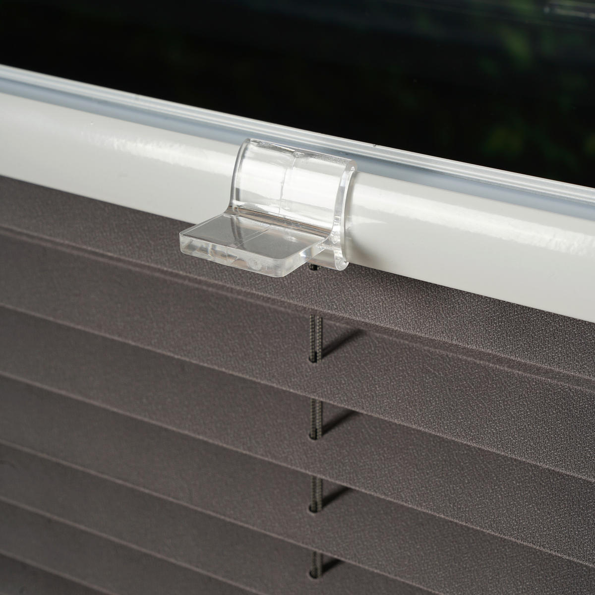 PLISOVANÁ ROLETA,  - svetlosivá, Konventionell, textil (95/130/2,2cm) - Homeware