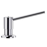 SPÜLMITTELSPENDER  - Chromfarben, Basics, Metall (4,8/7,3/13,6cm) - Blanco