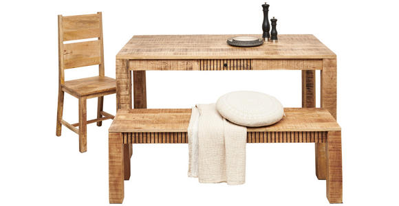 ESSTISCH in Holz 160/90/76 cm  - Naturfarben, ROMANTIK / LANDHAUS, Holz (160/90/76cm) - Carryhome