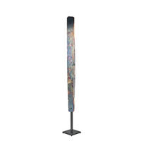 LED-STEHLEUCHTE Ophelia  158/20/20 cm  - Multicolor/Schwarz, Basics, Metall (158/20/20cm) - Ambiente
