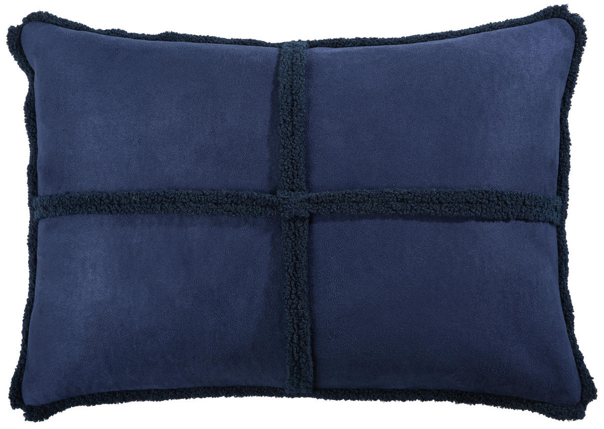 KISSENHÜLLE 40/60 cm  - Dunkelblau, Basics, Textil (40/60cm) - Novel