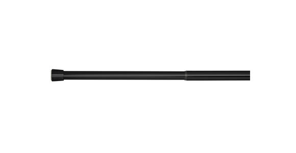 KLEMMSTANGE 120-220 cm - Schwarz, Design, Metall (120-220cm) - Homeware
