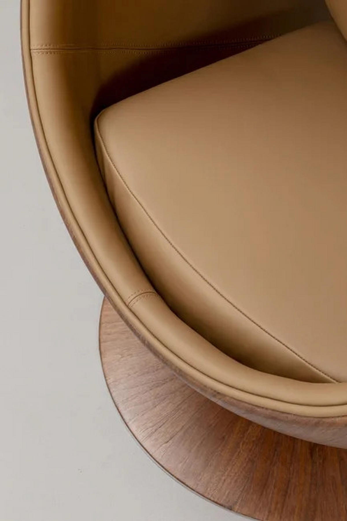 SESSEL in beschichtet Braun, Walnussfarben  - Walnussfarben/Braun, Design, Kunststoff/Textil (89/134/77cm) - Kare-Design