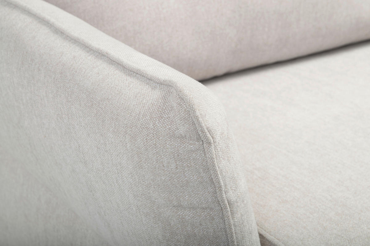 SCHLAFSOFA Webstoff Beige  - Beige/Schwarz, KONVENTIONELL, Kunststoff/Textil (220/89/104cm) - Carryhome
