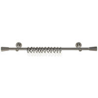 SET KARNIŠE antracit metal - antracit, Basics, metal (160cm) - Homeware