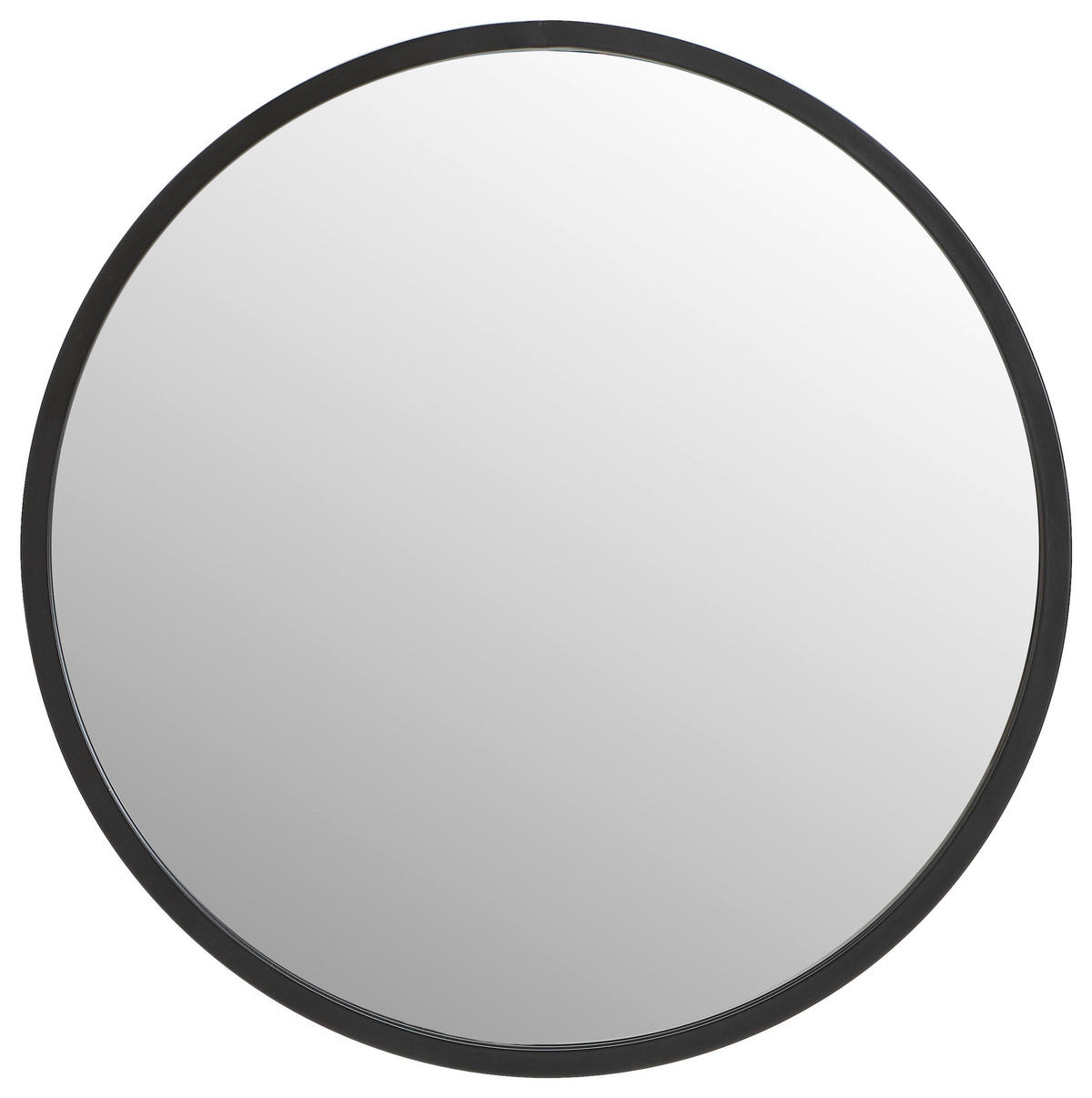 OGLINDĂ DE PERETE 70/70/1,5 cm    - negru, Design, sticlă/metal (70/70/1,5cm) - MID.YOU