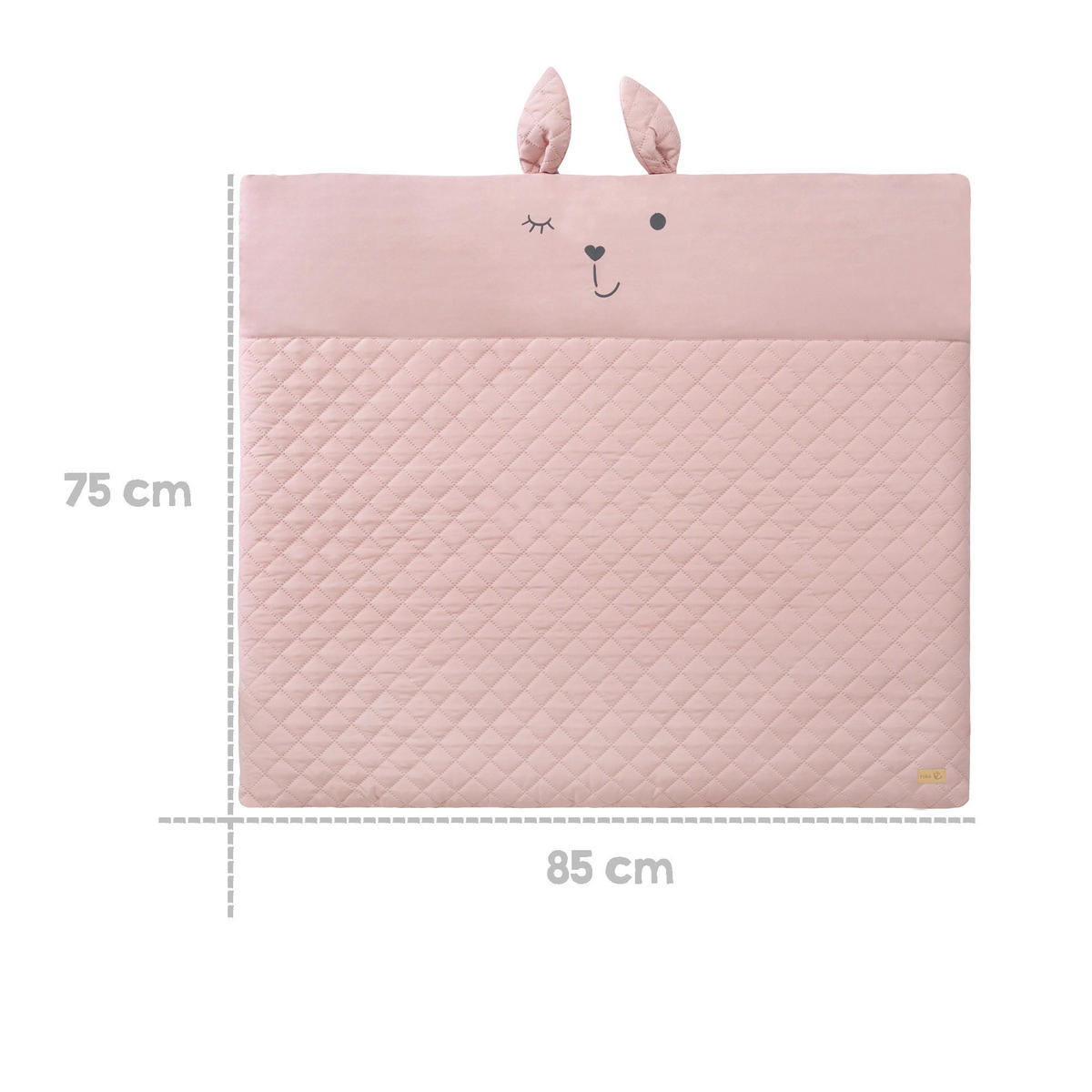 Krabbeldecke Roba Style  - Hellrosa, Konventionell, Textil (85/45/75cm) - Roba
