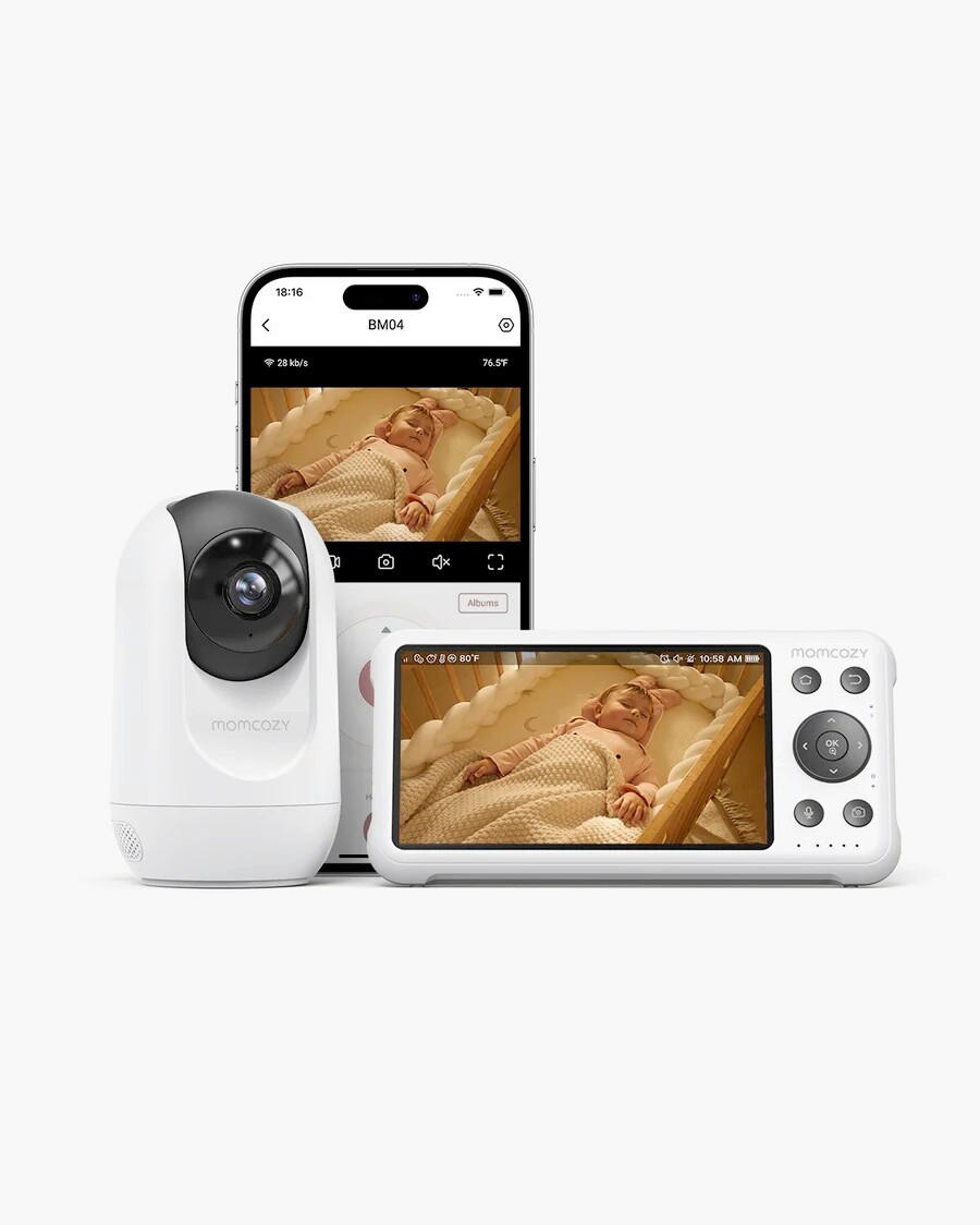 BABYPHONE-ZUSATZKAMERA 150 m  - Weiß, Basics, Kunststoff (15/15/8cm) - Momcozy