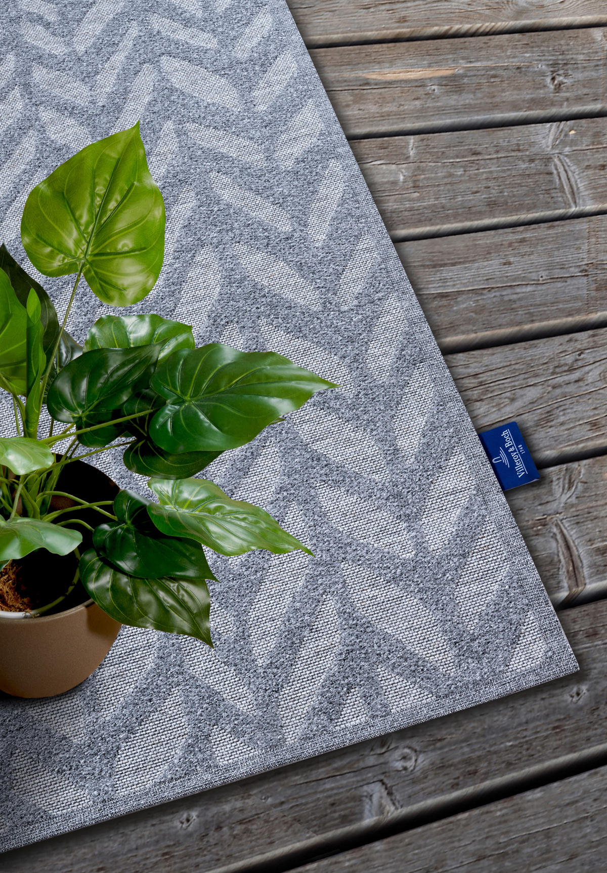 OUTDOORTEPPICH 160/230 cm Kollektion 1883 Grau  - Grau, Design, Kunststoff/Textil (160/230cm) - Villeroy & Boch