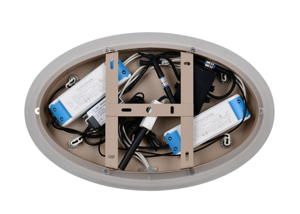 LED-HÄNGELEUCHTE CIRONDA 81/200/55 cm  - Beige, Design, Metall (81/200/55cm) - Cinque
