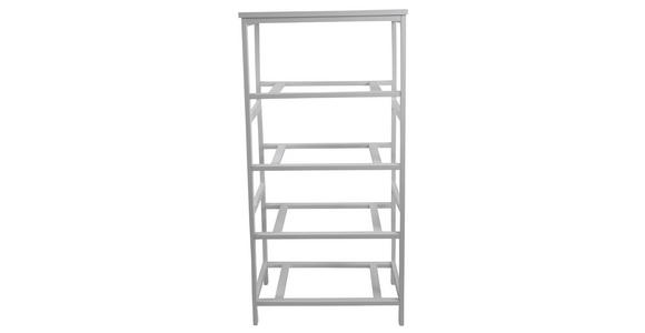 KOMMODE , 46/94/30 cm, 4 Schublade(n)  - Weiß/Grau, Basics, Karton/Holz (46/94/30cm) - Carryhome