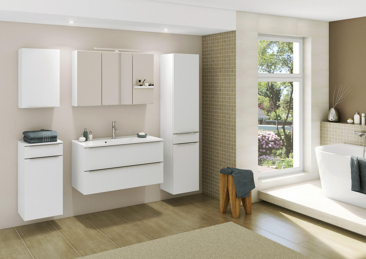 HOCHSCHRANK 40/180/35 cm  - Edelstahlfarben/Silberfarben, KONVENTIONELL, Holzwerkstoff/Kunststoff (40/180/35cm) - Xora