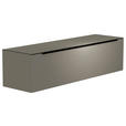LOWBOARD  160/41/45 cm  Beimöbel erhältlich, hängend, Abdeckplatte aus Glas  - Schwarz/Grau, Design, Glas/Holzwerkstoff (160/41/45cm) - Moderano