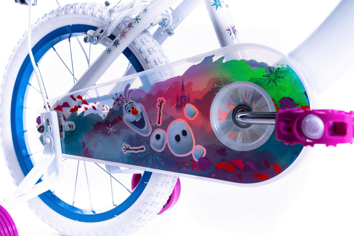 KINDERFAHRRAD 16 Zoll  - Weiß/Hellblau, Basics, Metall (54/84.5/112cm)