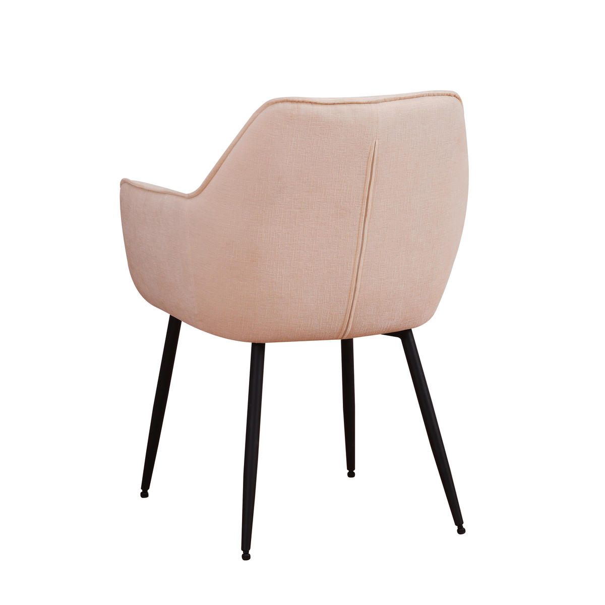 SADA STOLIČIEK S PODRÚČKAMI 2 kus - čierna/biela, Modern, kov/textil (61/84/59,5cm) - MID.YOU