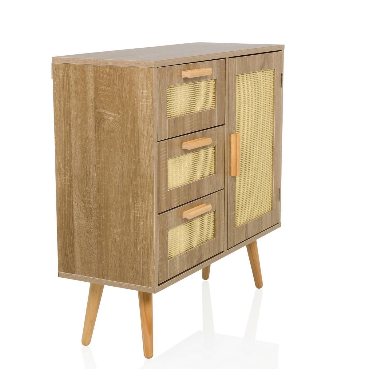 SIDEBOARD  in 80/78/32,5 cm  - Hellbraun, MODERN, Holzwerkstoff (80/78/32,5cm) - MID.YOU
