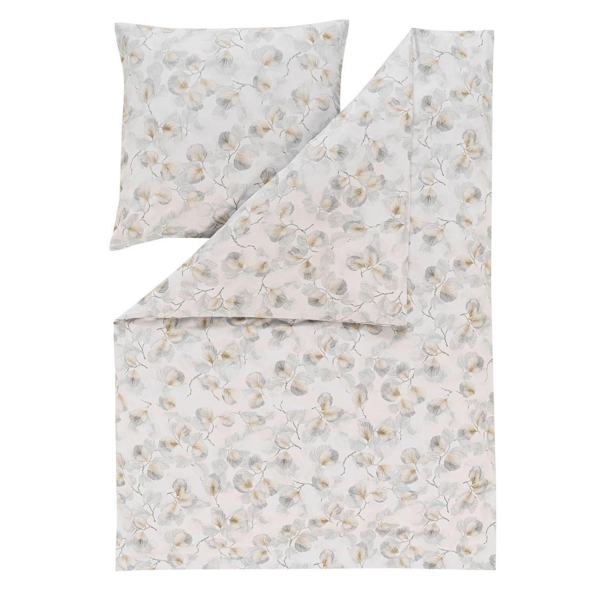 BETTWÄSCHE Atelier Flanell 140/200 cm  - Silberfarben, Basics, Textil (140/200cm) - Estella