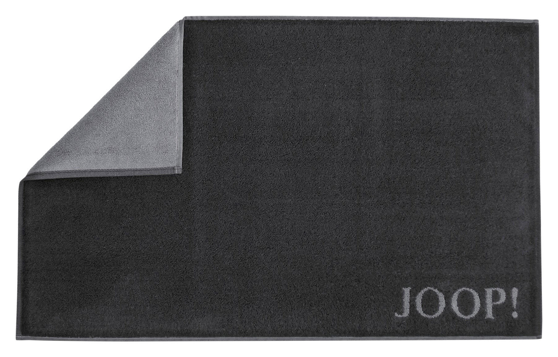 KÚPEĽŇOVÁ PREDLOŽKA, 50/80 cm - čierna/svetlosivá, Basics, textil (50/80cm) - Joop!