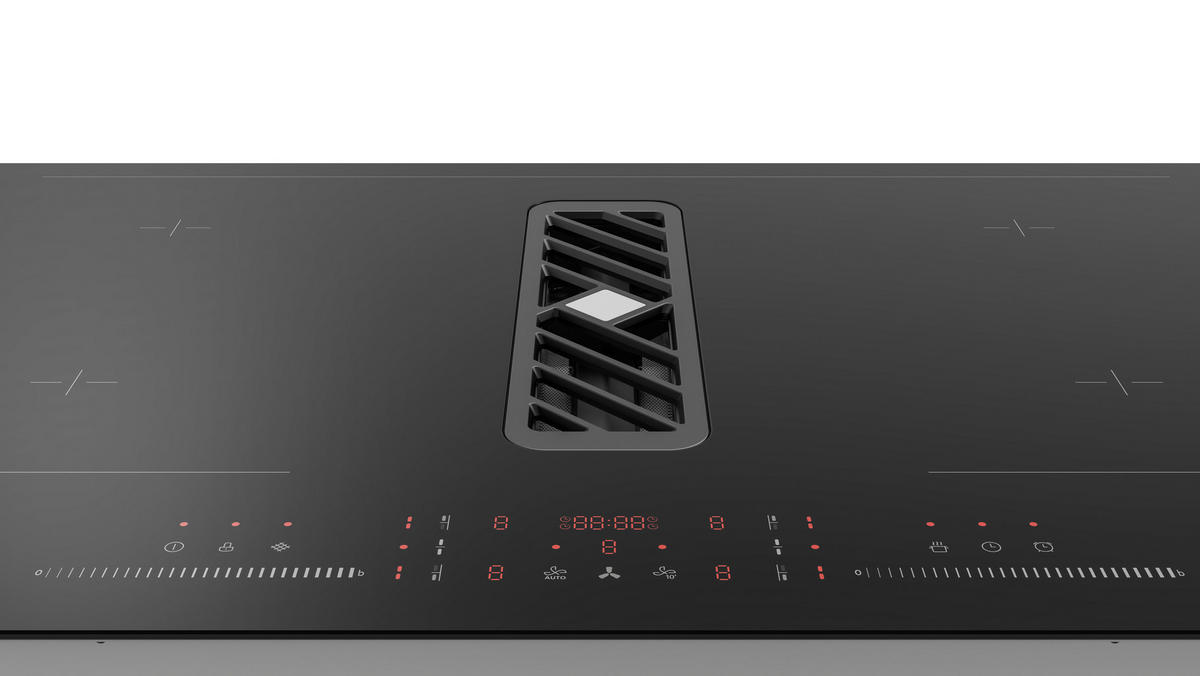 HÄLL MED INBYGGD KÖKSFLÄKT 2300630835201-45  - svart, Basics, glas (83/20/51,5cm) - Respekta