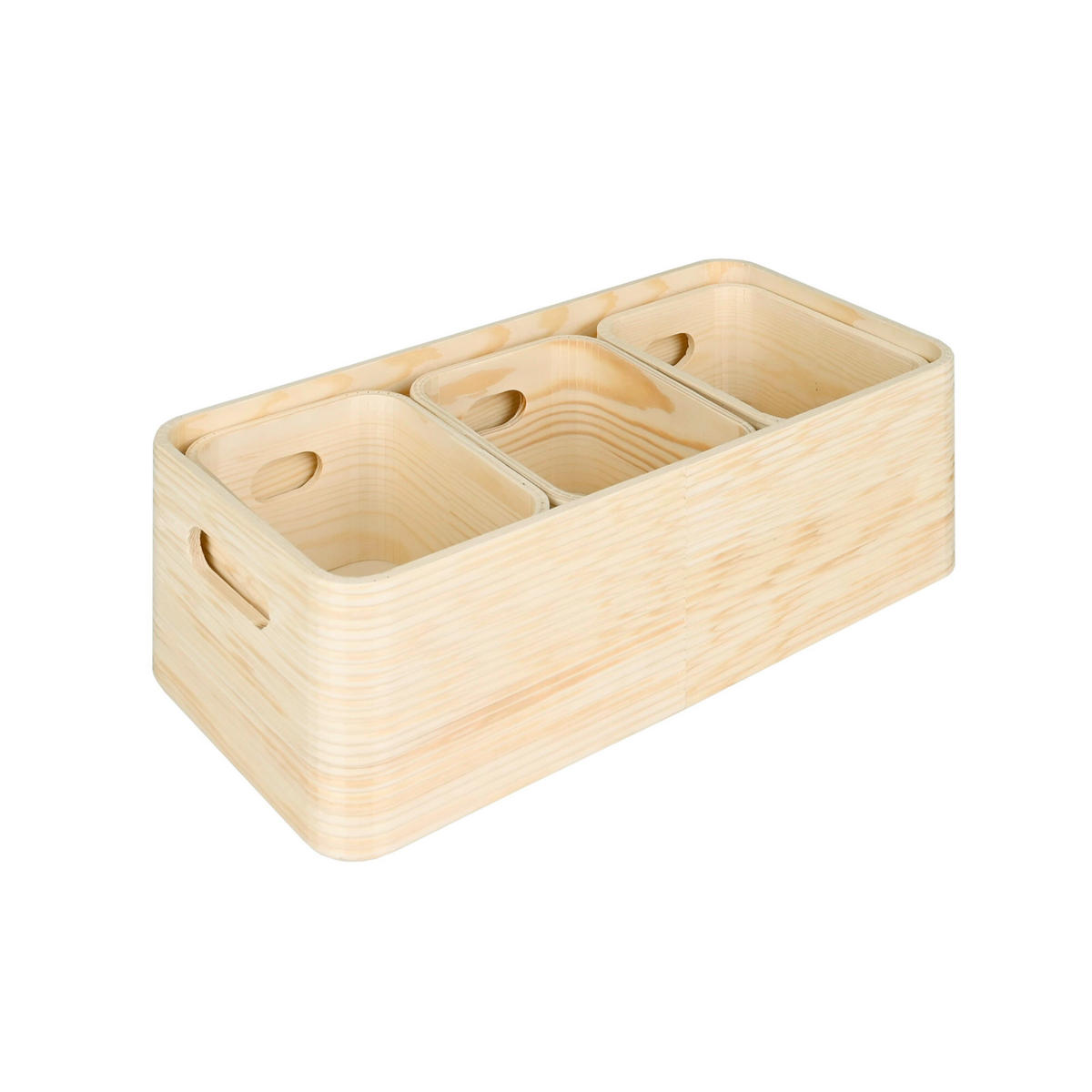 KORPA ZA REGAL       - prirodna boja, Trendi, drvo - Ambia Home