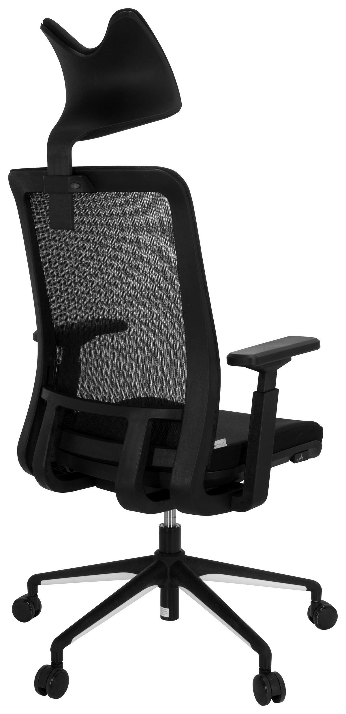SNURRSTOL  i nätklädsel, flatväv svart  - svart, Modern, textil/plast (62/146/63cm) - MID.YOU